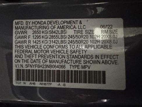 Used 2022 Honda Pilot Special Edition image 33