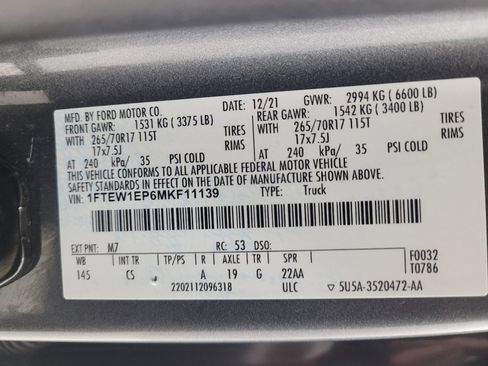Used 2021 Ford F150 XL w/ Equipment Group 101A High AWD/4WD image 33