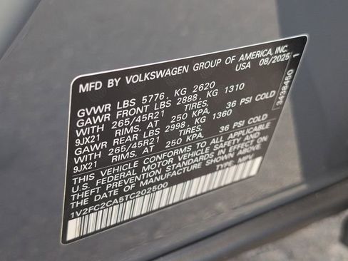 New 2026 Volkswagen Atlas Cross Sport SEL Premium R-Line image 10