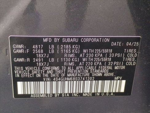 Certified 2025 Subaru Crosstrek 2.5i Limited w/ Crosstrek Mirror Package image 25