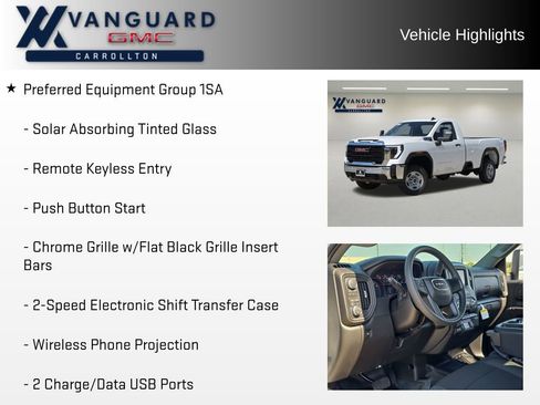 New 2025 GMC Sierra 2500 Pro w/ 1SA Pro Safety Plus Package image 5