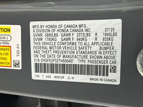 Used 2026 Honda Civic Sport image 9