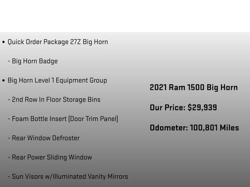 Used 2021 RAM 1500 Big Horn image 6