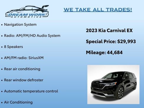 Used 2023 Kia Carnival EX image 2