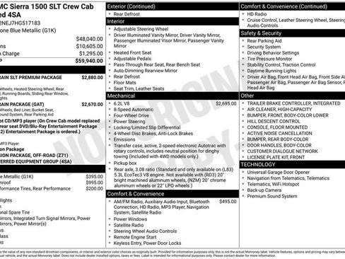 Used 2017 GMC Sierra 1500 SLT image 3