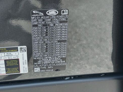 New 2026 Land Rover Range Rover SE AWD/4WD image 44