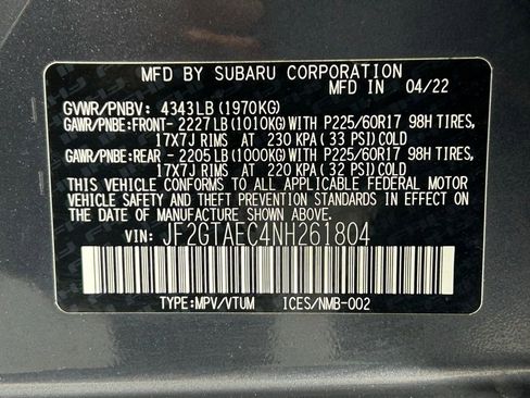 Used 2022 Subaru Crosstrek 2.0i Premium w/ Moonroof Package image 32