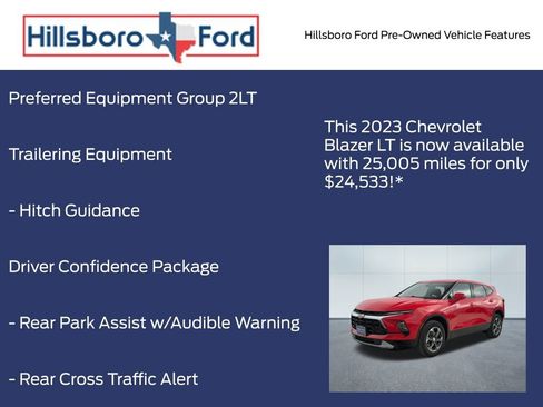 Used 2023 Chevrolet Blazer LT w/ Driver Confidence Package image 4