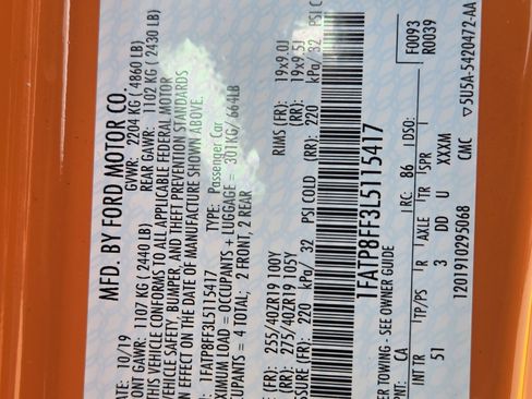 Used 2020 Ford Mustang GT Premium w/ GT Performance Package image 51