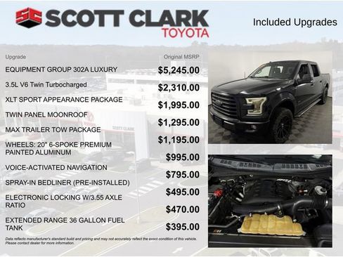 Used 2016 Ford F150 XLT w/ Equipment Group 302A Luxury AWD/4WD image 4