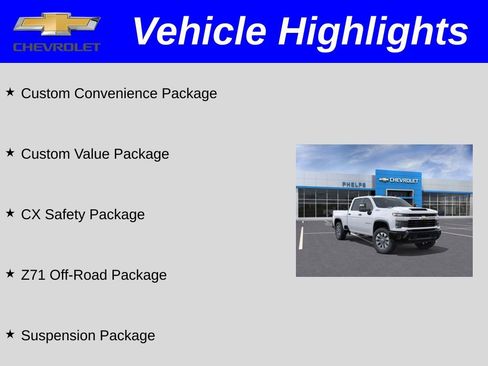 New 2026 Chevrolet Silverado 2500 Custom w/ Custom Value Package image 2