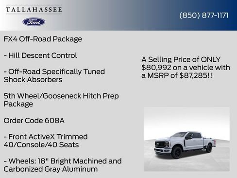 New 2026 Ford F250 Lariat w/ Black Appearance Package image 24