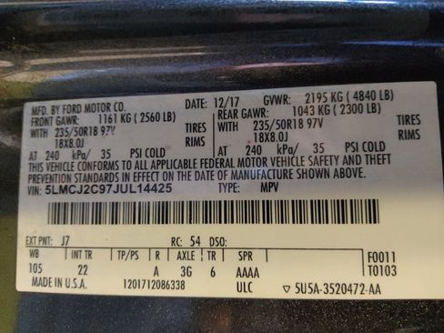 Used 2018 Lincoln MKC Select w/ Select Plus Package image 33