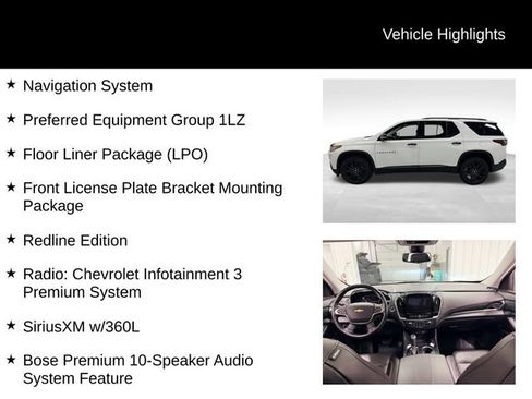Certified 2020 Chevrolet Traverse Premier w/ Redline Edition AWD/4WD image 27