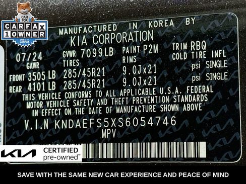 Certified 2025 Kia EV9 GT-Line AWD/4WD image 41