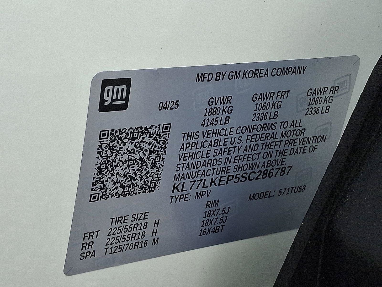 Used 2025 Chevrolet Trax ACTIV w/ Sunroof Package FWD image 27