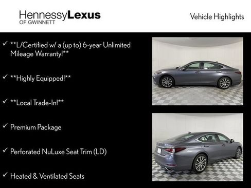 Used 2021 Lexus ES 350 w/ Premium Package FWD image 12