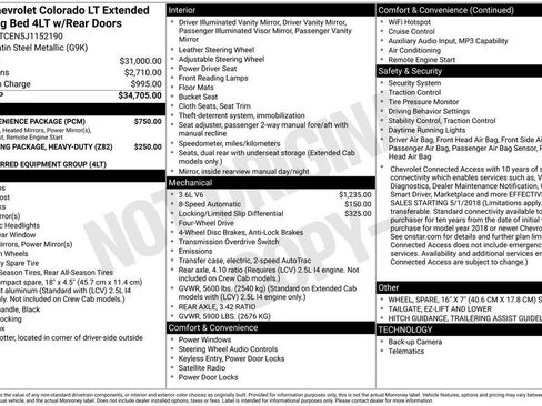 Used 2018 Chevrolet Colorado LT w/ LT Convenience Package image 11