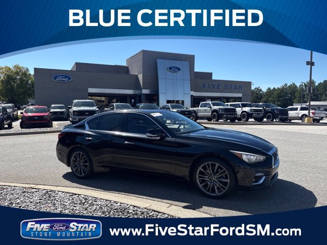 Used 2021 INFINITI Q50 Luxe w/ Cargo Package RWD image 1
