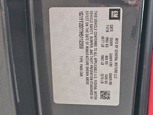 Used 2017 Chevrolet Corvette Grand Sport image 27