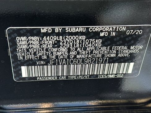 Used 2020 Subaru WRX Premium image 37