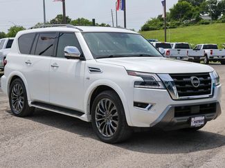 Used 2021 Nissan Armada Platinum w/ Captain's Chairs Package RWD video 1