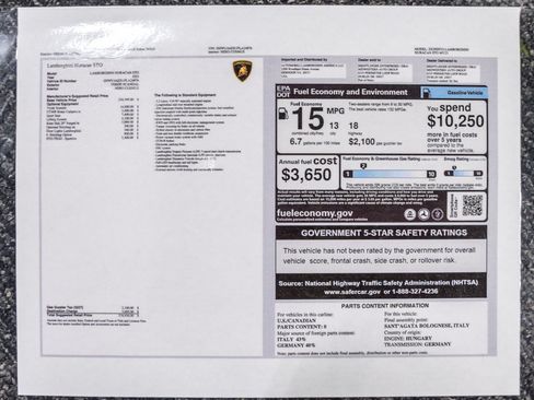 Used 2023 Lamborghini Huracan STO RWD image 81