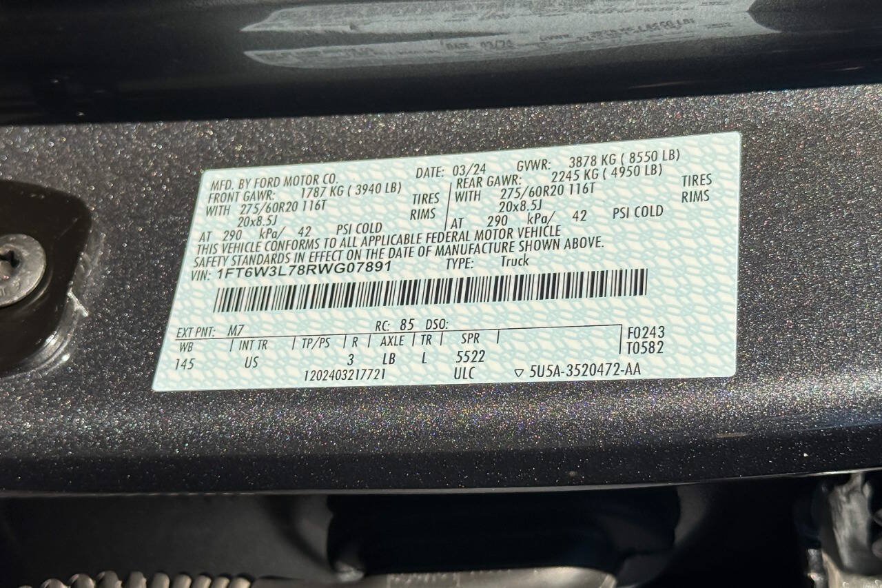 Used 2024 Ford F150 Lightning Flash AWD/4WD image 24