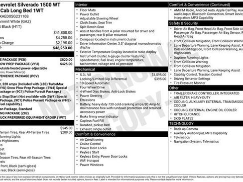 Used 2025 Chevrolet Silverado 1500 W/T w/ WT Value Package image 5