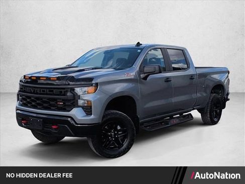 Used 2025 Chevrolet Silverado 1500 Custom Trail Boss AWD/4WD image 1