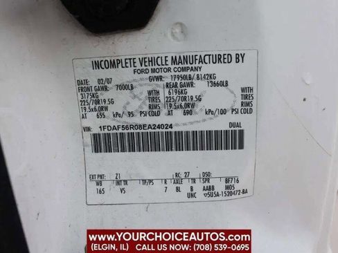 Used 2008 Ford F550 2WD Regular Cab Super Duty image 8