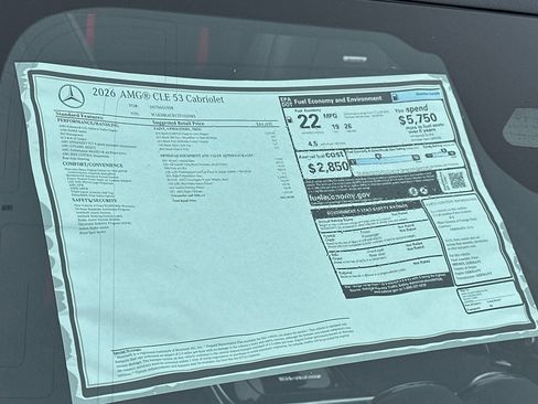 New 2026 Mercedes-Benz CLE 53 AMG 4MATIC Cabriolet image 29