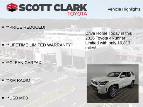 Used 2026 Toyota 4Runner Limited AWD/4WD image 12