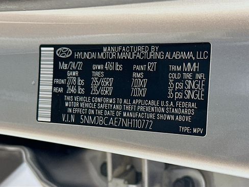 Used 2022 Hyundai Tucson SEL w/ Cargo Package AWD/4WD image 12