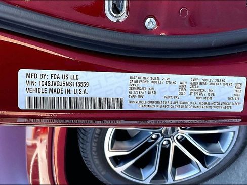 Used 2022 Jeep Grand Wagoneer Series III w/ Rear Seat Video Group 1 image 36