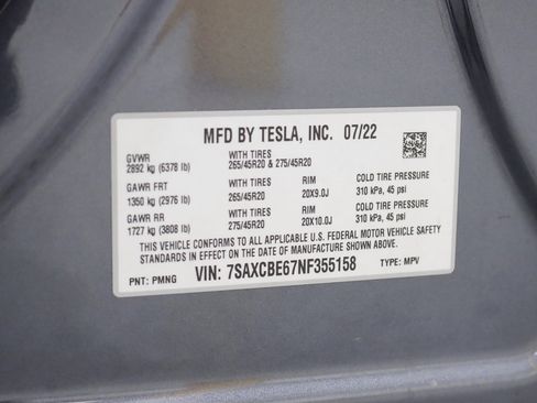 Used 2022 Tesla Model X Plaid image 33