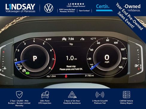 Certified 2022 Volkswagen Atlas Cross Sport SE image 25