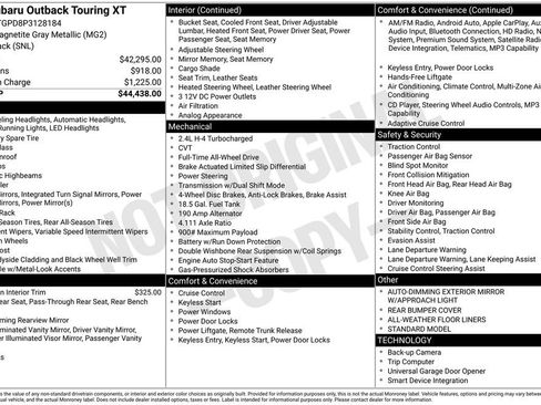 Used 2023 Subaru Outback Touring XT image 40