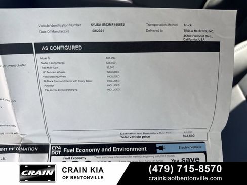 Used 2021 Tesla Model S Long Range image 5