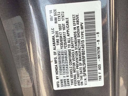Used 2015 Honda Odyssey EX-L image 23