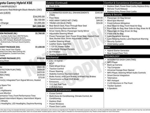 Used 2023 Toyota Camry XSE w/ Navigation Package FWD image 2