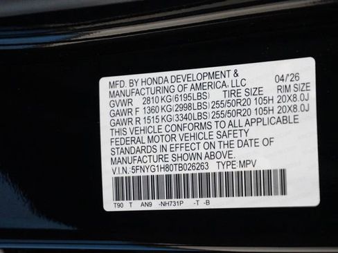 New 2026 Honda Pilot Elite image 34