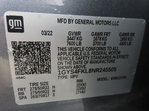 Used 2022 Cadillac Escalade Sport w/ Touring Package AWD/4WD image 81