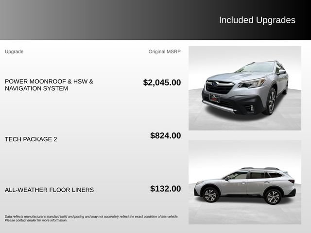 Used 2020 Subaru Outback Limited w/ Tech Package 2 AWD/4WD image 9