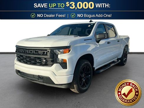 Used 2025 Chevrolet Silverado 1500 Custom w/ Turbomax Blackout Package image 1