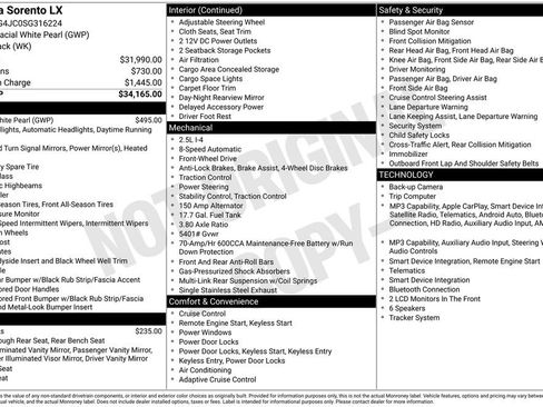 Used 2025 Kia Sorento LX image 9