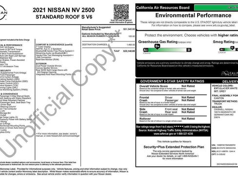Used 2021 Nissan NV 2500 S RWD image 23