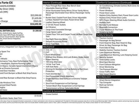 Used 2020 Kia Forte EX w/ EX Special Edition image 29