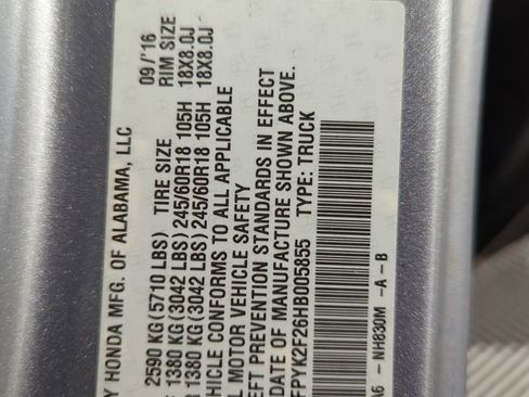 Used 2017 Honda Ridgeline RT image 25