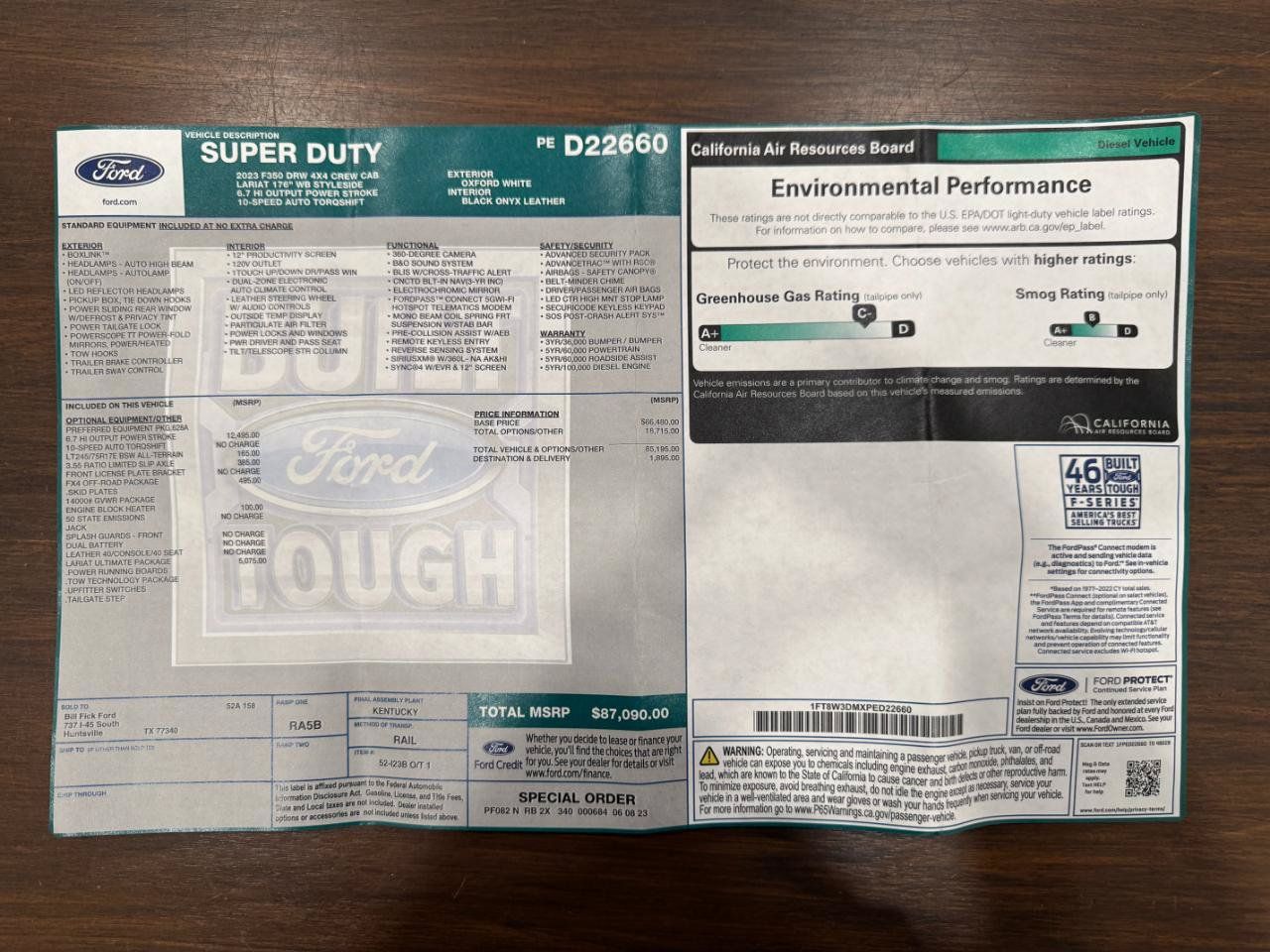 Used 2023 Ford F350 Lariat w/ Lariat Ultimate Package AWD/4WD image 36